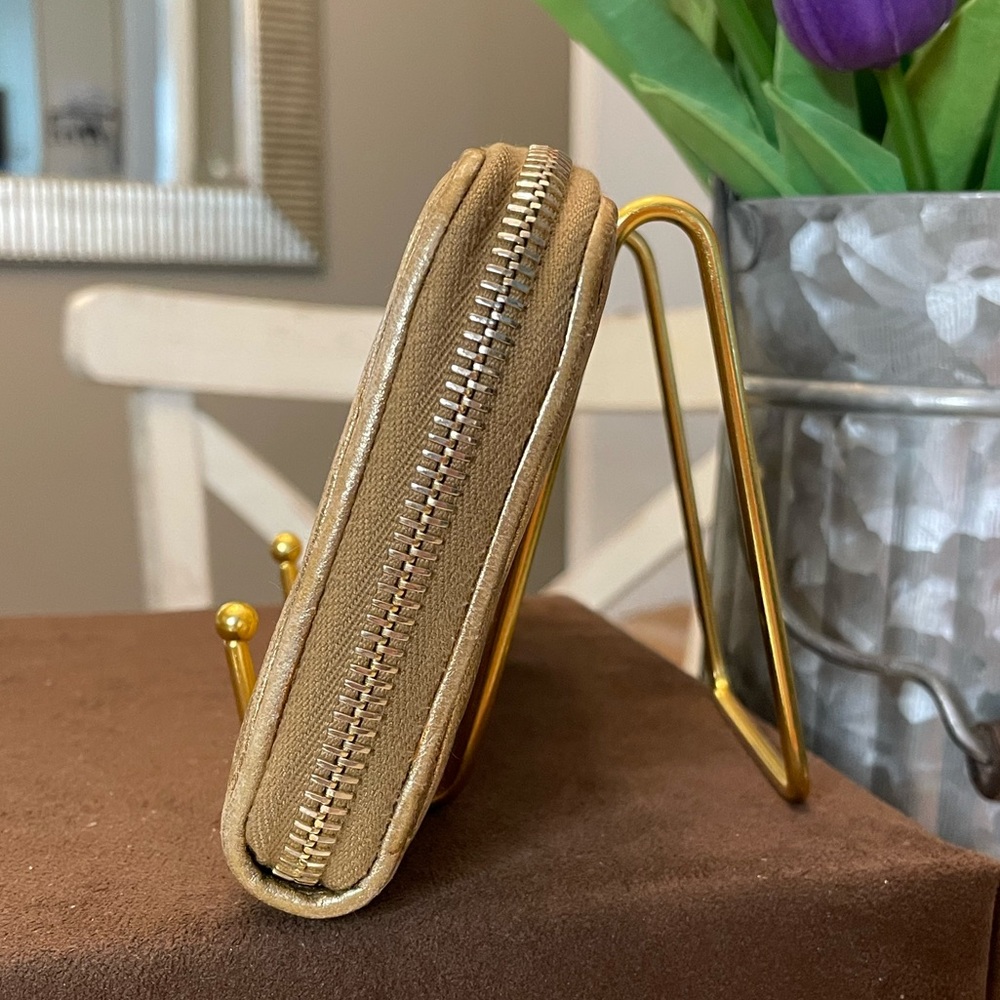 Miu Miu Matelass Gold Long Zipper Wallet - image 2